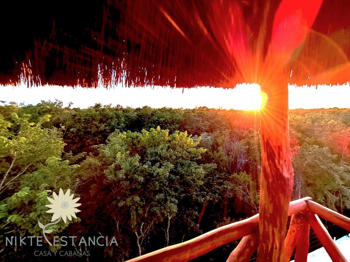 Отель Nikte Estancia Y Jardin Пуэрто-Морелос Экстерьер фото